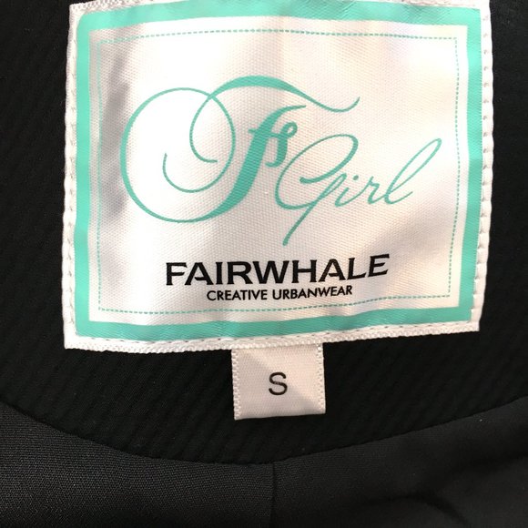 Jogging Artwear Long Blk Vest Fairwhale Urbanware Vintage - Picture 6 of 16